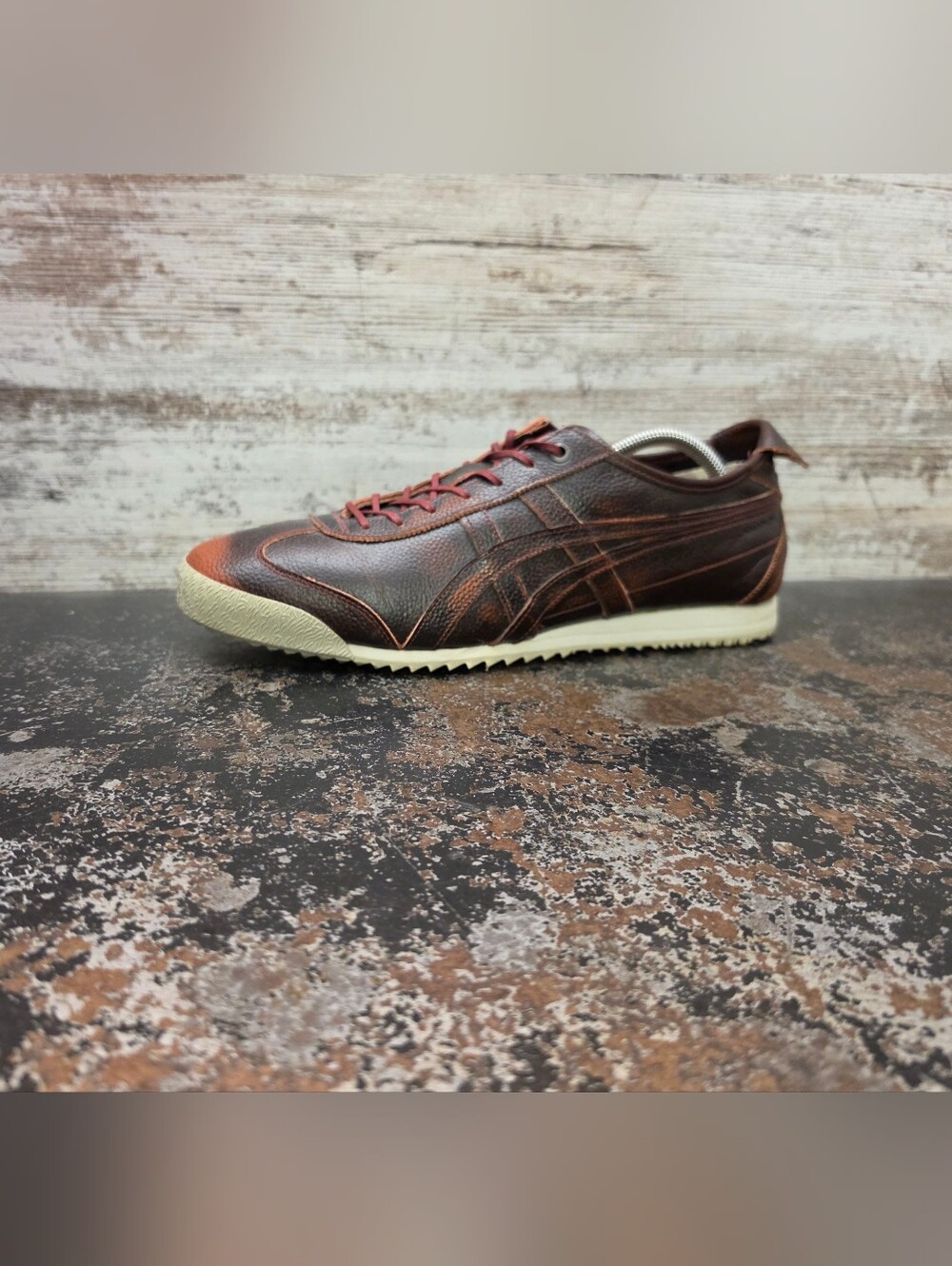 Mens Onitsuka Tiger Mexico 66 Shoes Sz 11 Brown Leather Classic 1183A837